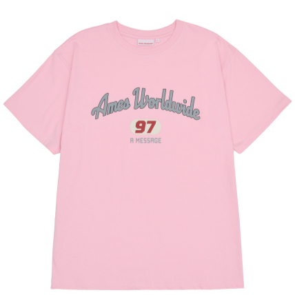 97 MESSAGE TEE PINK