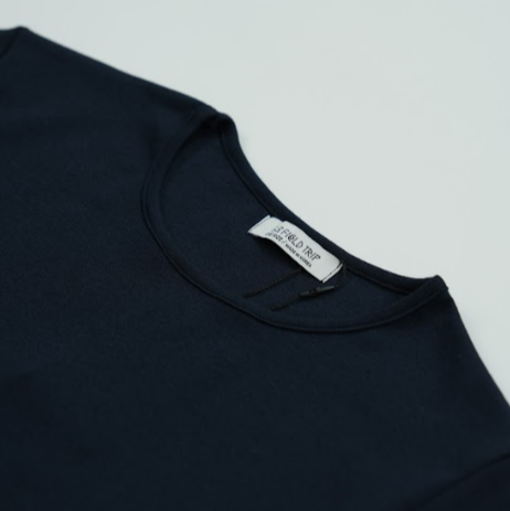 PURE ROUND T-SHIRT NAVY
