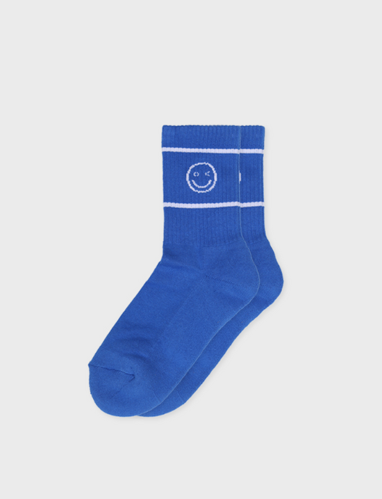 ALAND SMILE LOGO SOCKS BLUE