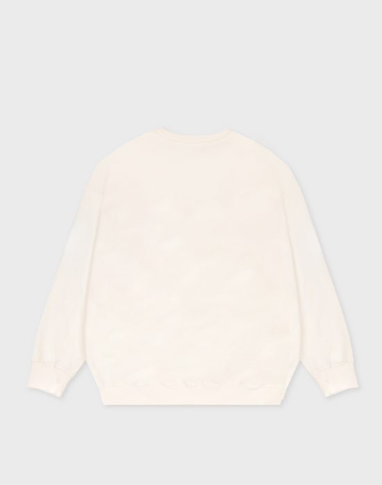 NEW ALAND A SMALL LOGO SWEAT SHIRT IVORY