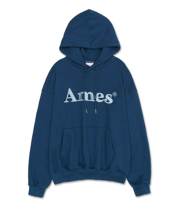 BASIC LOGO HOODIE NAVY