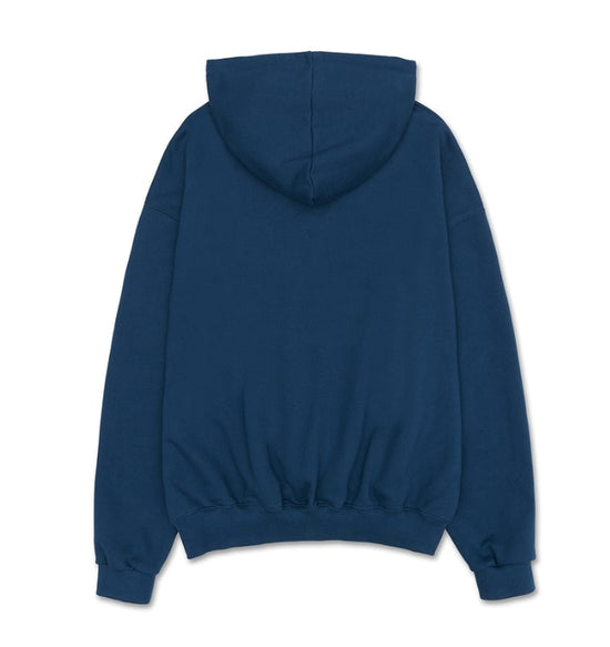 BASIC LOGO HOODIE NAVY