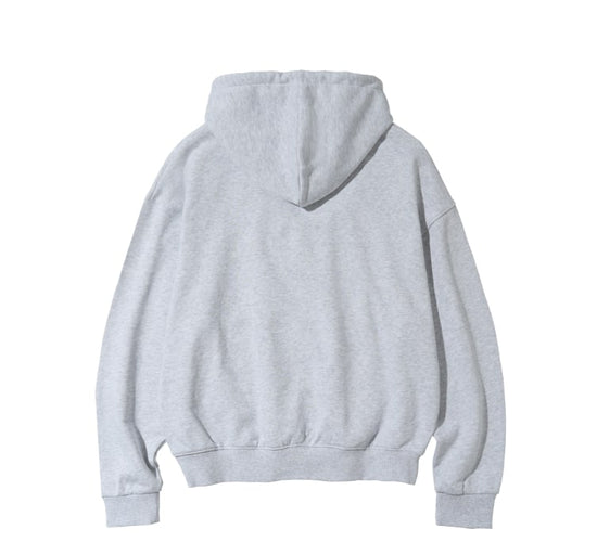 BASIC LOGO HOODIE O LIGHT GREY