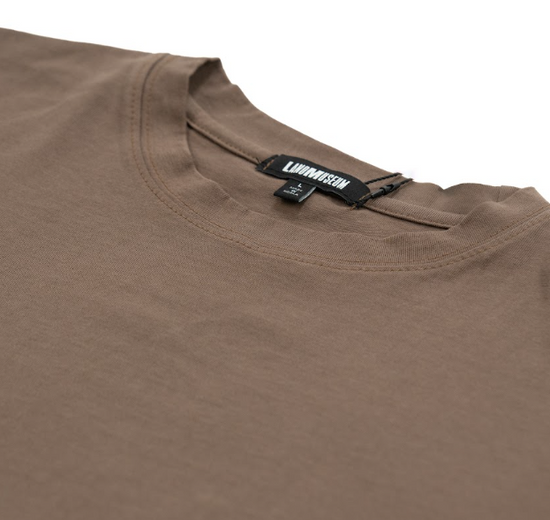 MEN'S SOFT COTTON T-SHIRT BROWN