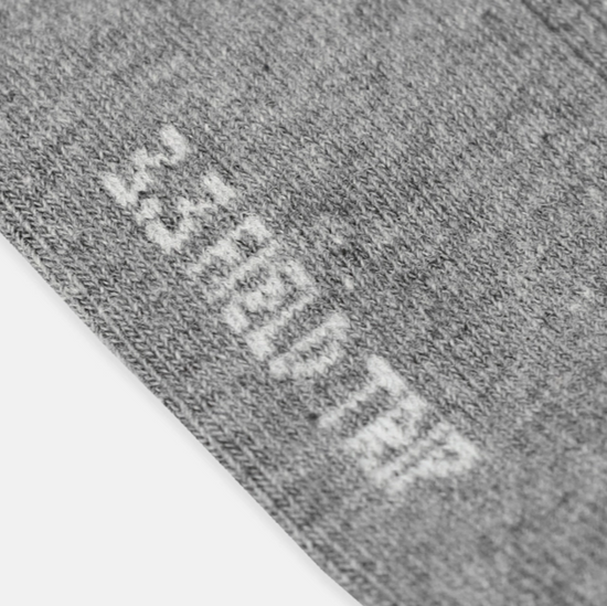 DAILY RIBBED HIGH SOCKS GREY