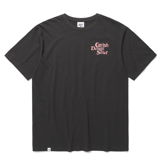 SELLER LOGO SS TEE CHARCOAL