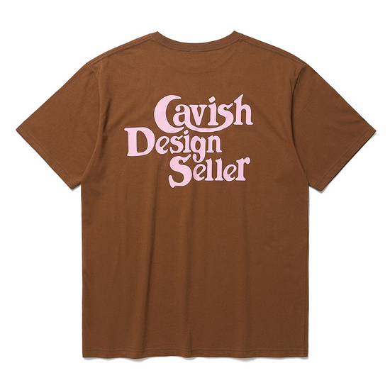 SELLER LOGO SS TEE BROWN