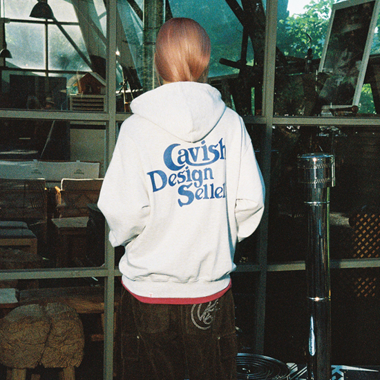 SELLER LOGO HOODIE LIGHT GREY