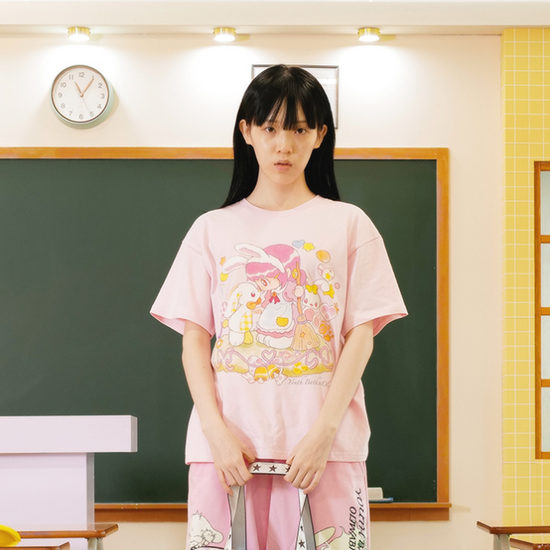 YB X OLIWA OVER-FIT T-SHIRT_2409 LIGHT PINK