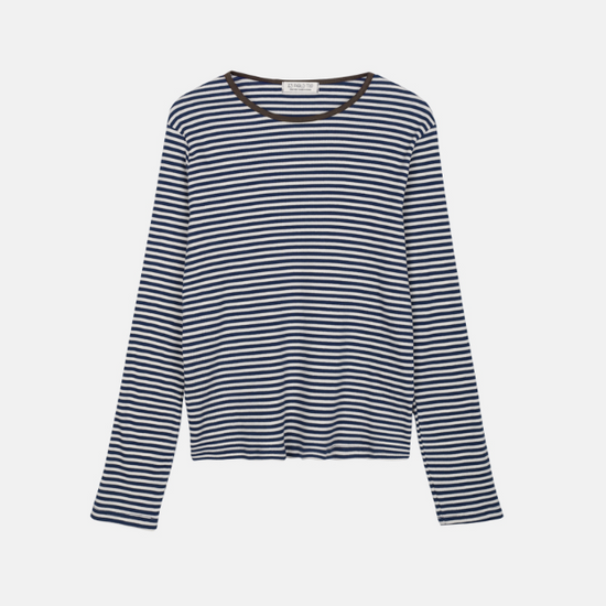 ESSENTIAL STRIPED T-SHIRT BLUE