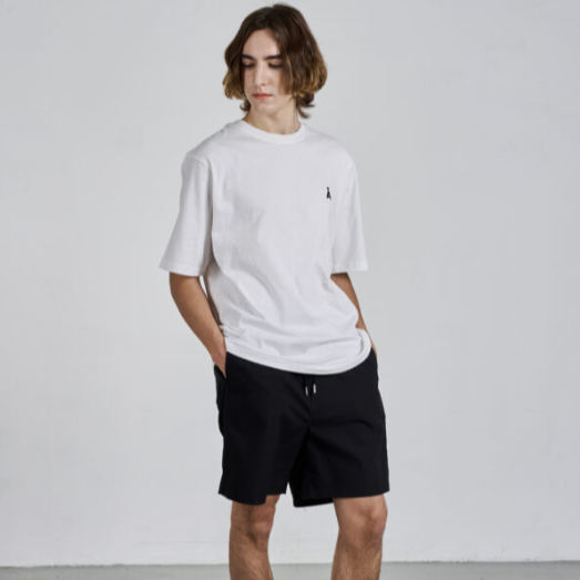 ALAND HI SEOUL LOGO HALF SLEEVE IVORY