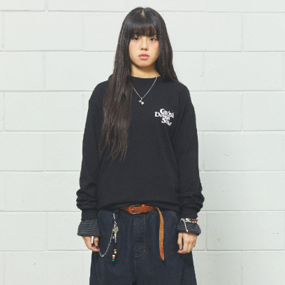 SELLER LOGO LS TEE BLACK