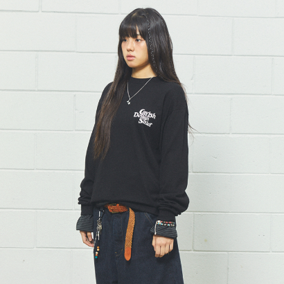 SELLER LOGO LS TEE BLACK