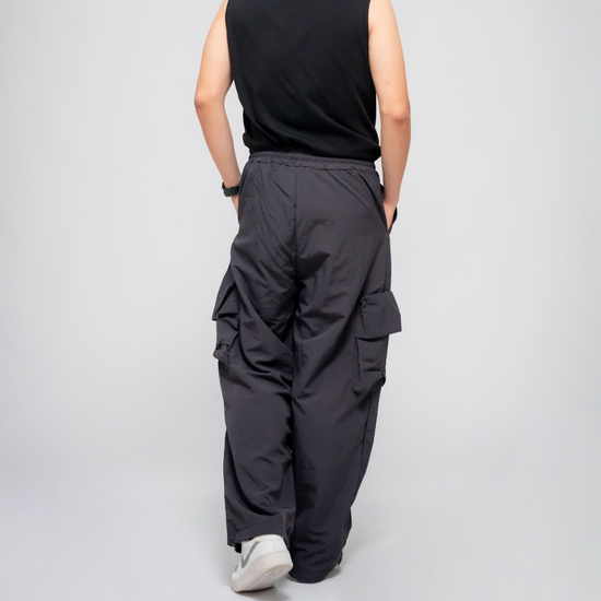 MEN'S LIGHT SHELL NYLON UTILITY PANTS CHARCOAL