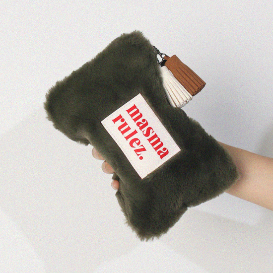 BASIC POUCH BODRY OLIVE GREEN