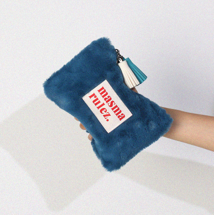 BASIC POUCH BODRY BLUE