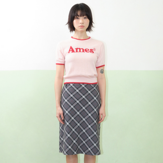 BASIC LOGO KNIT O PINK