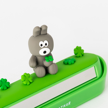 PARKING PLATE CLOVER BUNNY