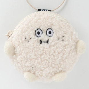 AIRPODS POUCH 16000 BOUCLE POPO CREAM