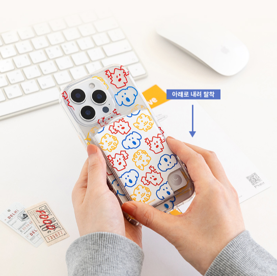 MAGSAFE CARD CASE BRUNCH COLOR DRAWING