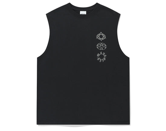 ECLIPSE LOGOS SLEEVELESS BLACK