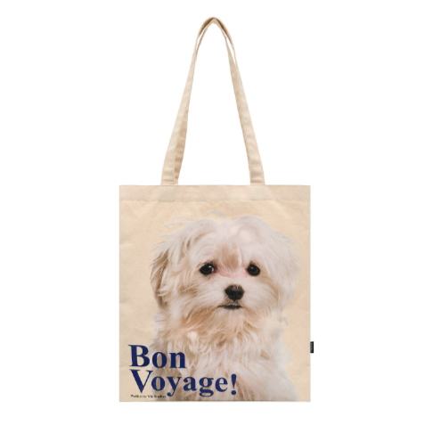 BON VOYAGE MALTESE ECOBAG IVORY VER.1