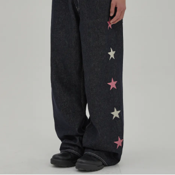 STAR DENIM PANTS INDIGO BLUE