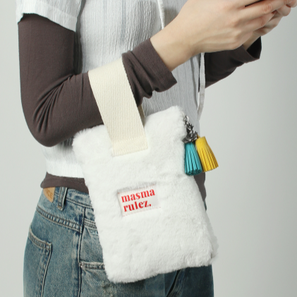 STRAP POUCH BODRY IVORY