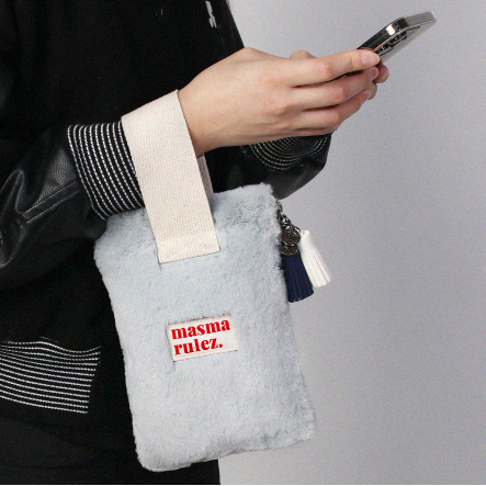 STRAP POUCH BODRY PASTEL BLUE