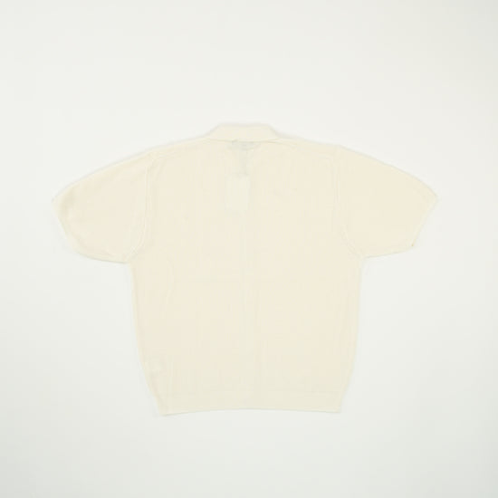 MEN'S WAFFLE KNIT CARDIGAN IVORY
