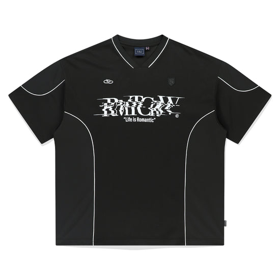 PIPING SPORT JERSEY BLACK