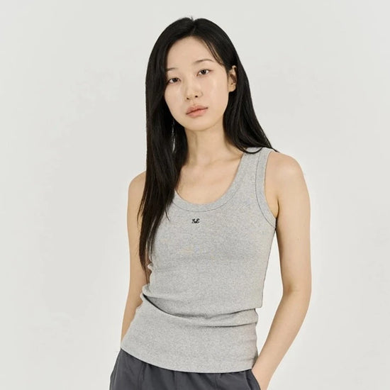 3.3 CLASSIC LOGO SLEEVELESS IVORY