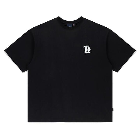 SHINING BOLD LOGO TEE SHIRT BLACK