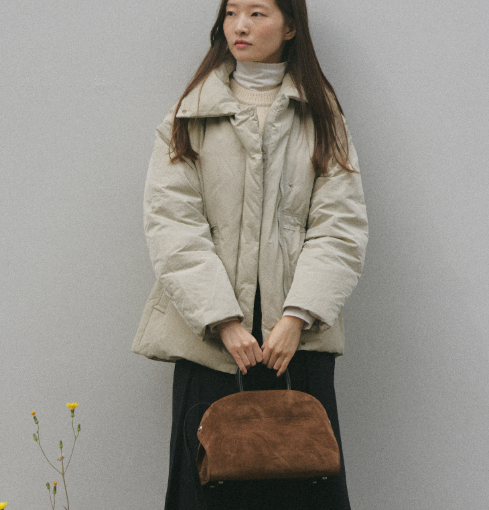 NADEL BAG SUEDE BROWN