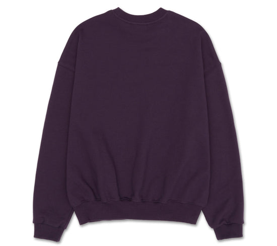 BASIC LOGO SWEATSHIRT PURPLE