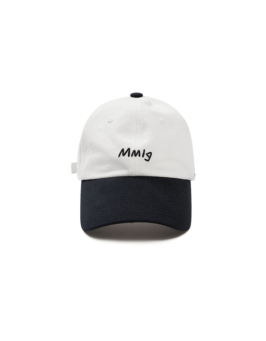 STITCH BALL CAP (WHITE / NAVY)