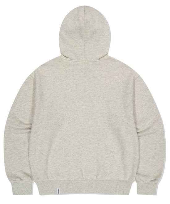 BASIC LOGO HOODIE OATMEAL