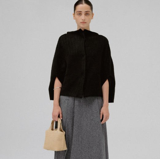 PANIER PETIT BAG NUBUCK PATTERN SAND