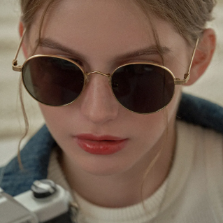 KYMA C1 KHAKI LENS + GOLD FRAME