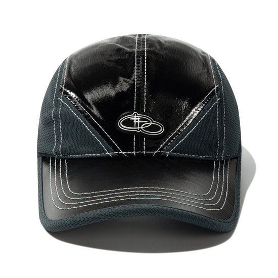 SHINING LOGO BALL CAP BLACK