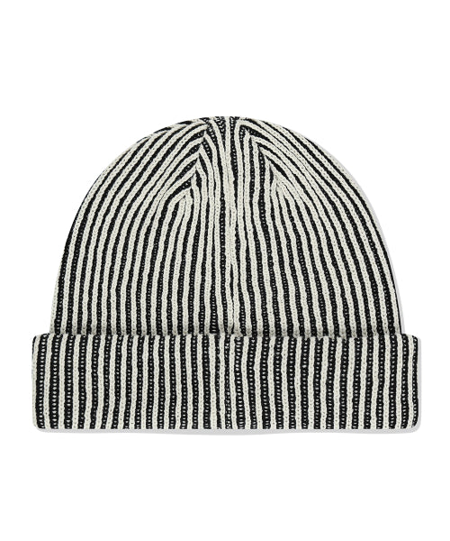 CONTRAST BEANIE IVORY