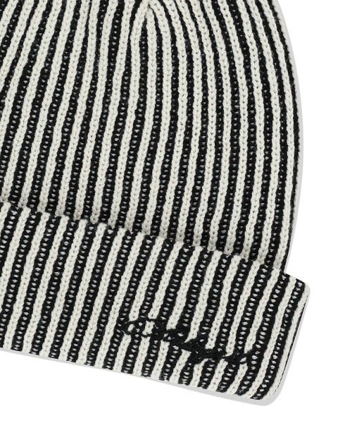 CONTRAST BEANIE IVORY