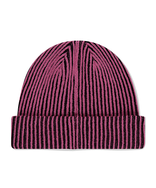 CONTRAST BEANIE PINK