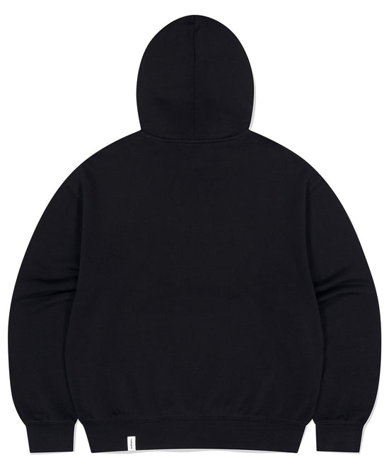 BASIC LOGO HOODIE BLACK