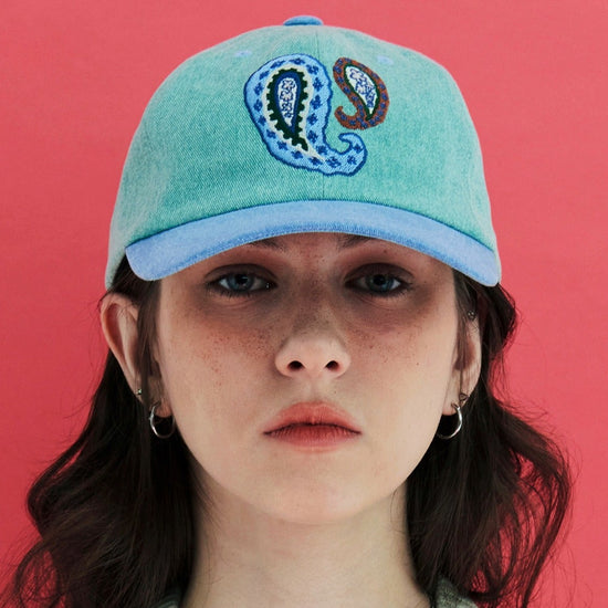 PAISLEY BALL CAP MINT