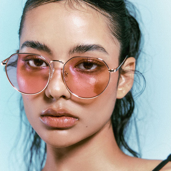 ZOE C6 PINK LENS + ROSEGOLD FRAME
