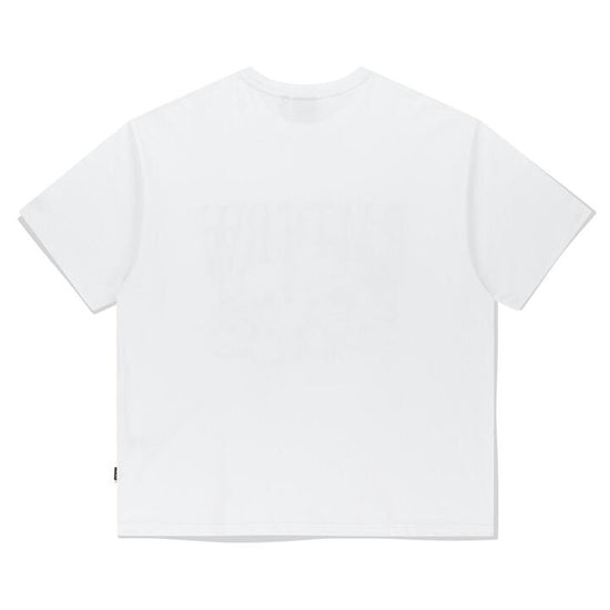 VOLUME LOGO THUNDER CLOUD TEE SHIRT WHITE