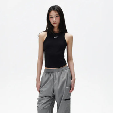 M STAR TANK TOP BLACK