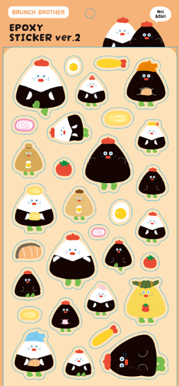 EPOXY STICKER VER.2 ONI&GIRI