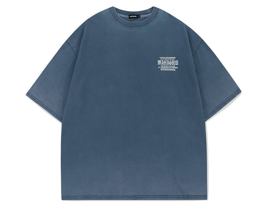 WASHED INTERNATIONAL TEE NAVY